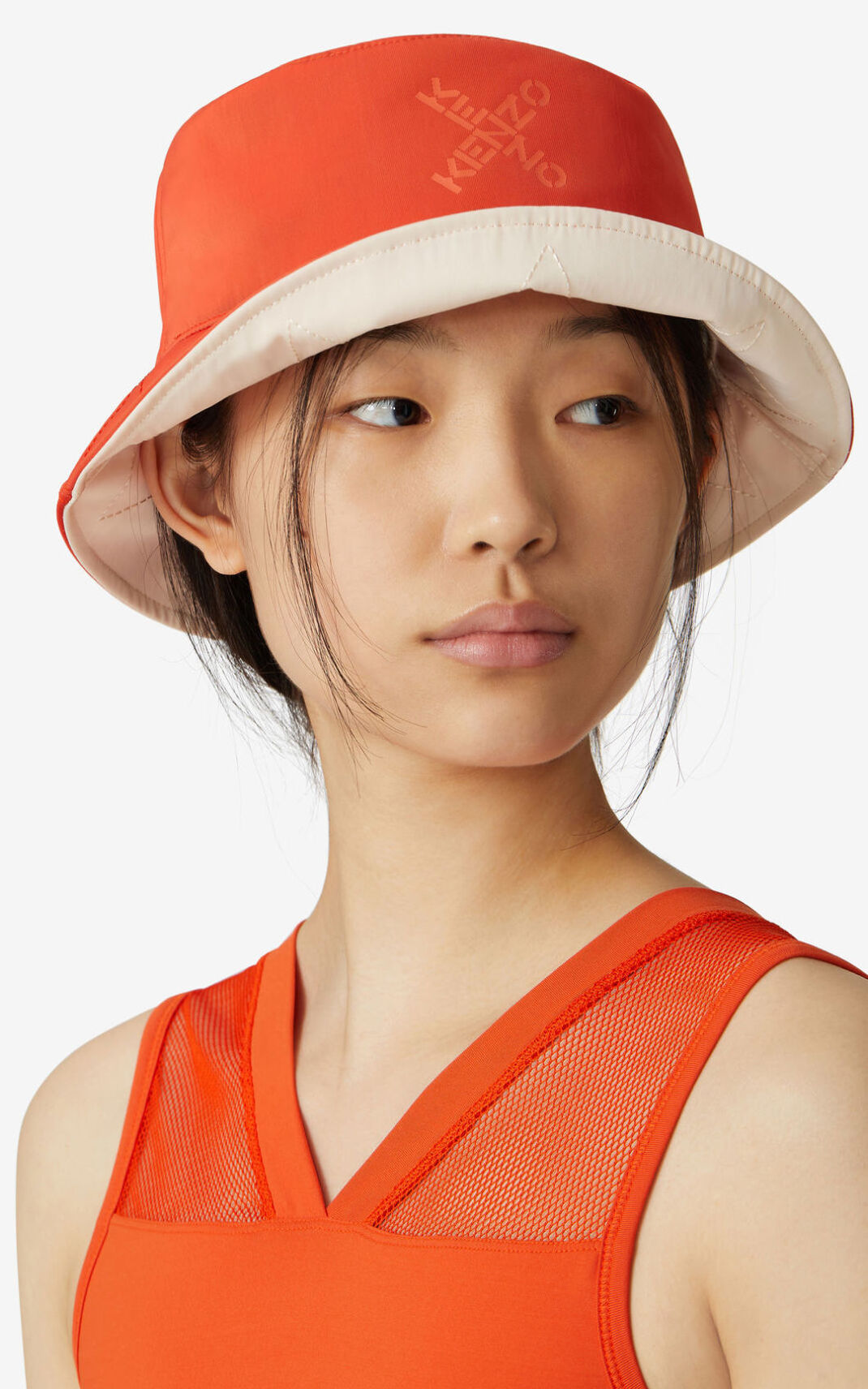 Chapeau Kenzo Sport Little X Femme Orange Foncé | UKZP-20781